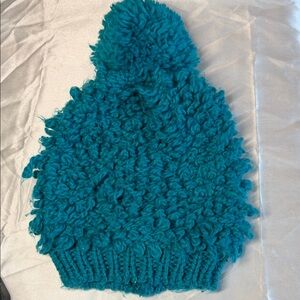 Target Teal Pom Pom Kids Beanie